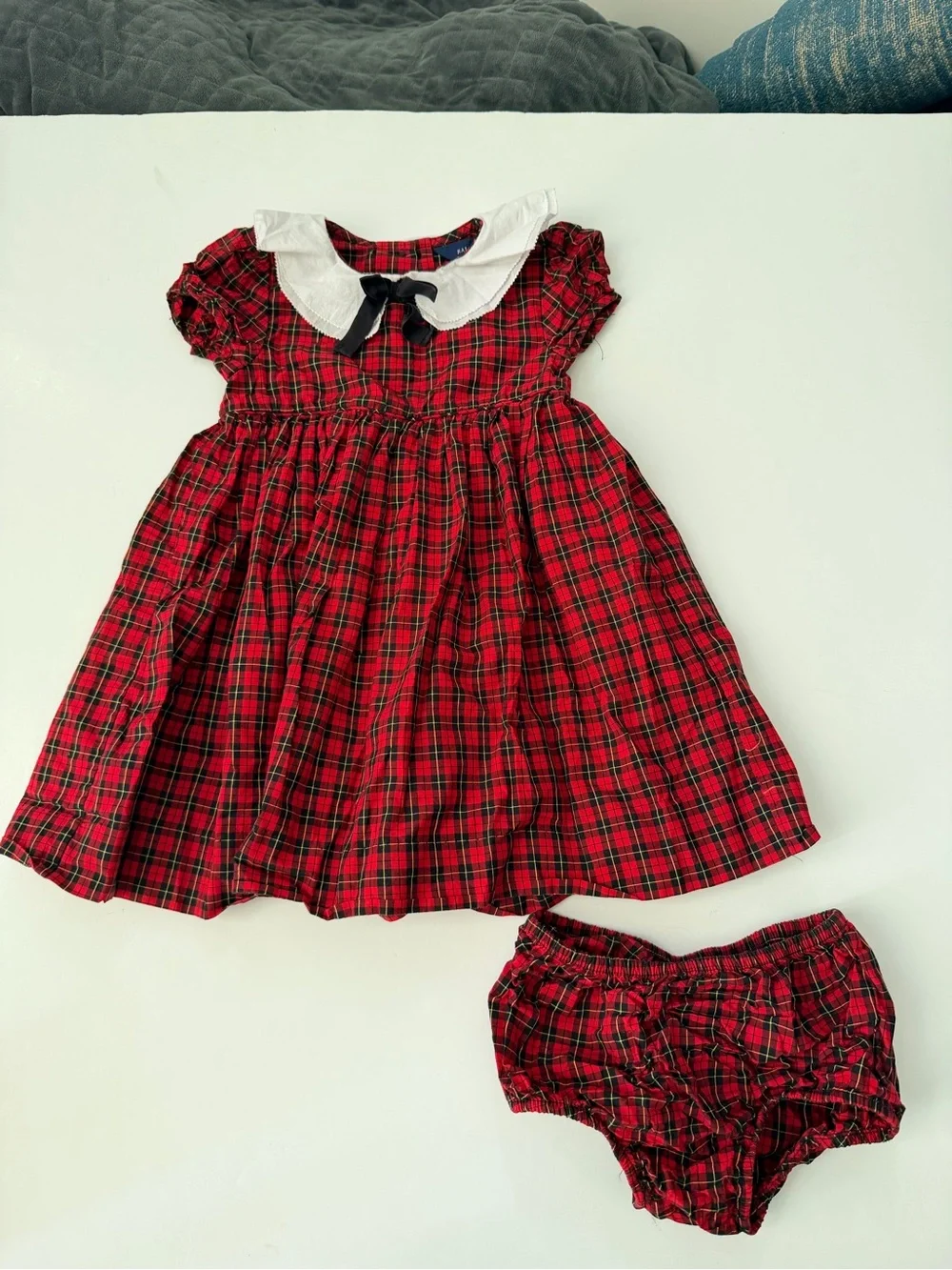 Ralph Lauren Tartan Plaid holiday dress set